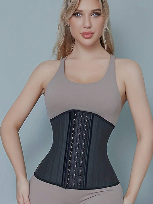 Latex Waist Trainer with 25 Steel Bones: Shapes Body and Aids Weight Loss
