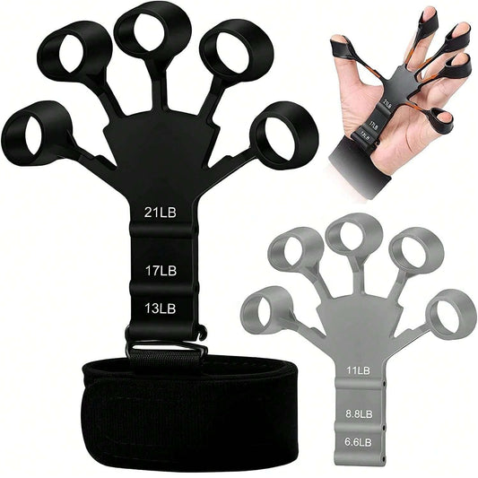 Set of 2 Grip Strength Trainers for Finger and Hand Strength, Ideal for Exercising and Building Grip Strength.