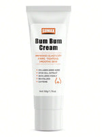 Brazilian Bum Bum Cream: Lemon Vanilla scent, 2-in-1 cellulite cream and massage lotion. Non-greasy, skin-tightening formula with collagen and caffeine for a firm butt, belly, and thighs. 1.76oz.