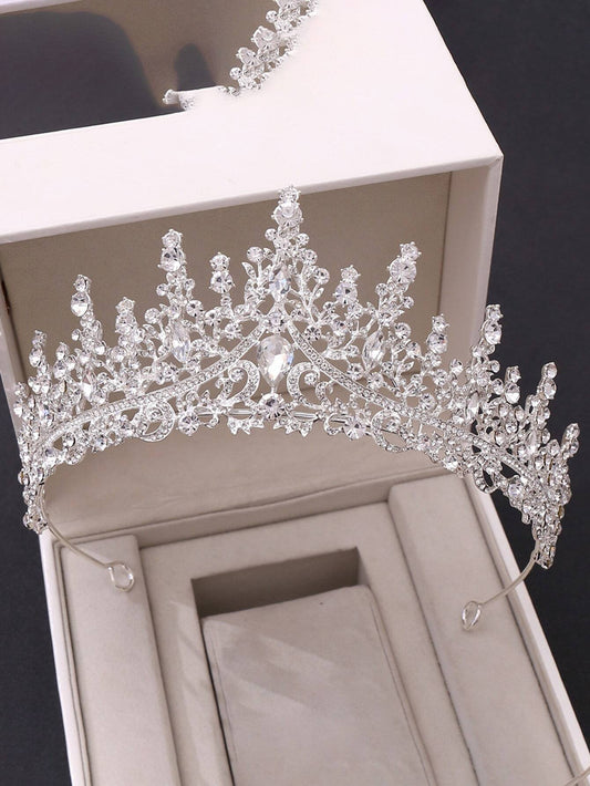 Crown adorned with Rhinestone Decoration