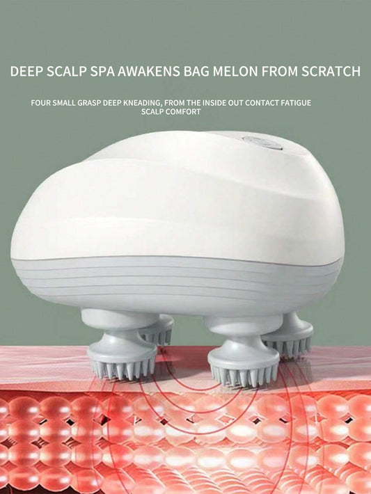 Electric Scalp Massager: Vibration Stimulating Head Claw for Deep Relaxation