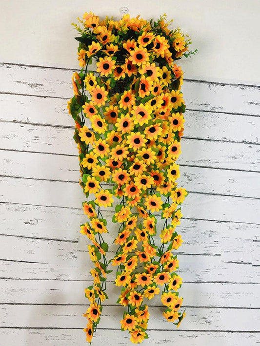 Artificial Sunflower Garland: ABS Flower Vine for Wedding and Home Decoration