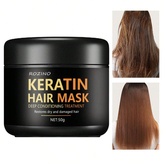 50g Keratin Hair Mask - Deep Nourishing Treatment for Smooth & Repair of Dry, Split-end, and Frizzy Hair. A Hair Care and Nutrition Solution.
