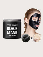 200g Dead Sea Mud Peel-Off Facial Mask, Deep Cleansing Face Mask with Charcoal for Oily Skin. Aims to Reduce Acne, Blackheads, and Provide Pore Care for Women and Men.