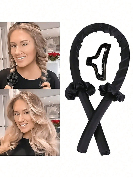 Extended Length No-Heat Hair Curler - Magic Curling Stick for Natural Curly Hair, Suitable for Lazy Individuals, Ideal for Achieving Fine Wavy Hairstyles.