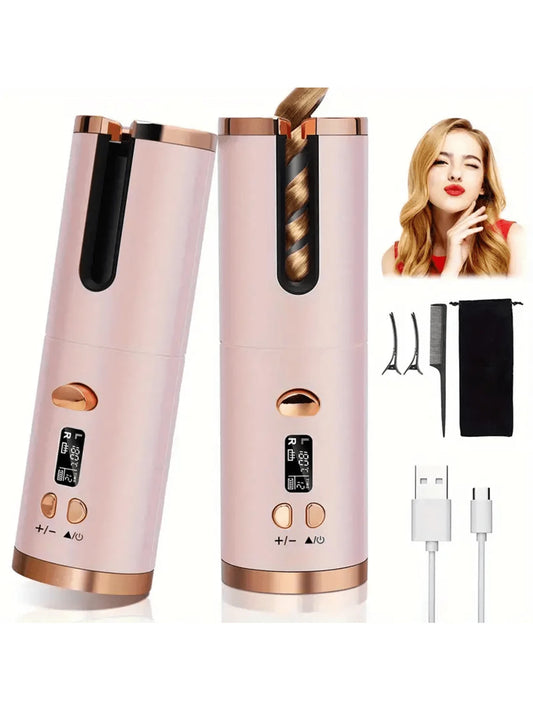 Portable USB Charging Automatic Curling Iron