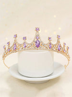 Rhinestone Bridal Wedding Crown Headband for Ladies, Ideal as Birthday Decoration Gift